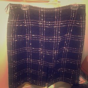 Chanel Tweed skirt with slits